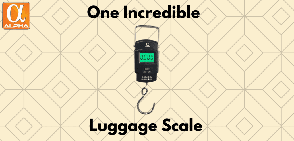 one incredible luggage scale