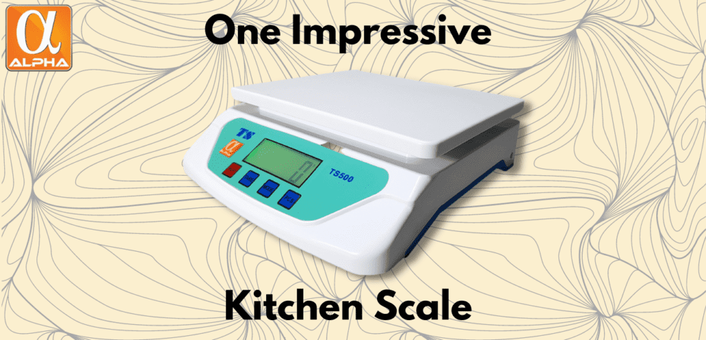 one impressive kitchen scale