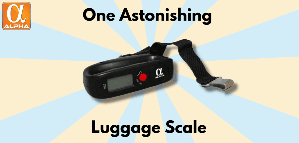 one Astonishing luggage scale