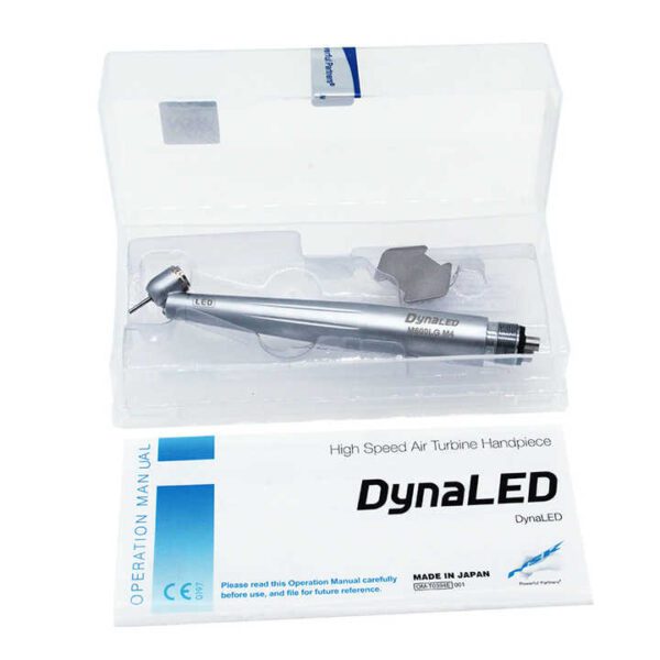 2 Holes 45 Degrees Contra Angel LED High Speed air Turbine Handpiece with Generator