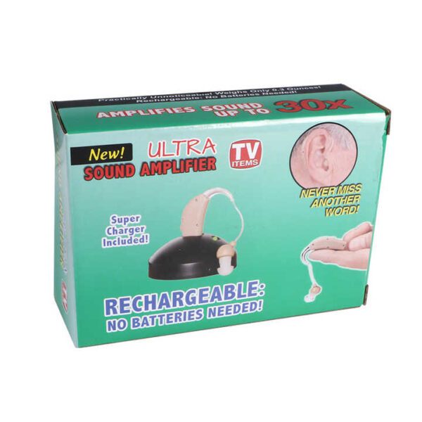 2019 Hot Sale High Quality Rechargeable Hanging Ear Hearing Aid - Image 5