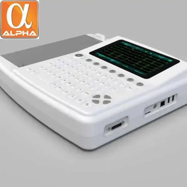 7 Inch Digital AI ECG1201 Automatic Electrocardiograph Handheld for Hospitals Clinics 7 Inch Touch Screen Electricity Powered - Image 2