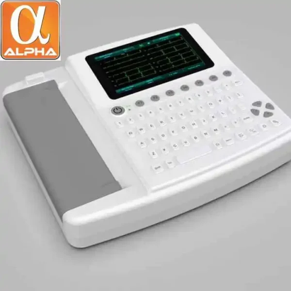 7 Inch Digital AI ECG1201 Automatic Electrocardiograph Handheld for Hospitals Clinics 7 Inch Touch Screen Electricity Powered - Image 3