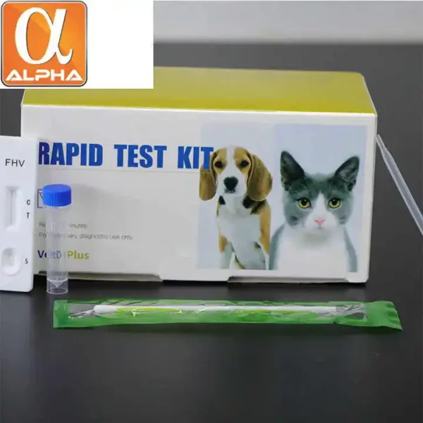 Best Selling Vet Use Animal Cat Dog Test Strip Cassette Pregnancy Feline Herpesvirus Type-1 Antigen Rapid Test Kit - Image 2