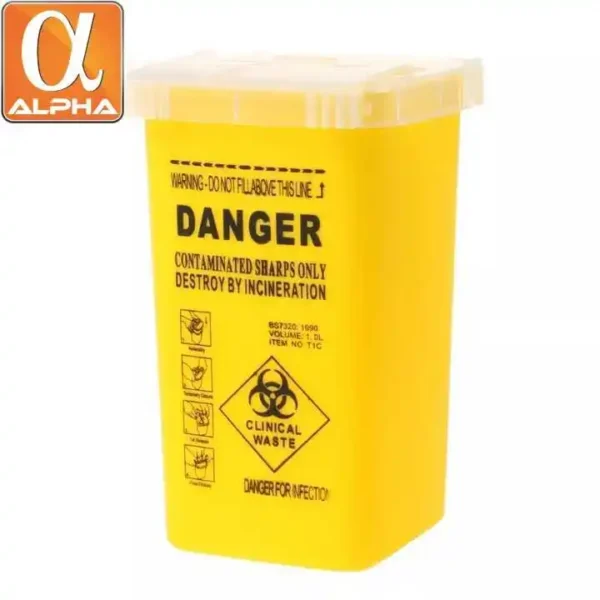 Biohazard Sharp Container Hospital Safety Plastic Medical Container Sharp Waste Containers