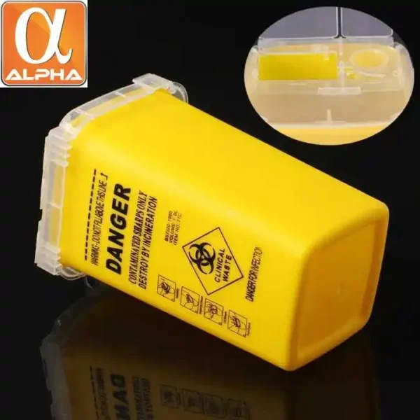 Biohazard Sharp Container Hospital Safety Plastic Medical Container Sharp Waste Containers - Image 2