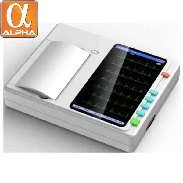 CE Certification High Quality Automatic Color Touch Screen 7 Inch Hign Resolution 12 Leads ECG Machine - Image 6