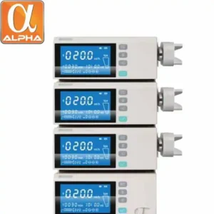 CE Certified Portable 4.3 Inch Touch Screen Automatic Syringe Infusion Pump Equipment Electric Power Source