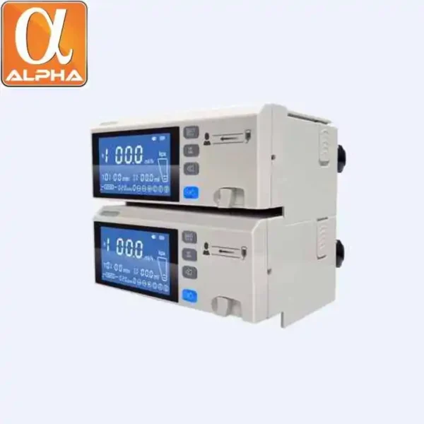 CE Certified Portable 4.3 Inch Touch Screen Automatic Syringe Infusion Pump Equipment Electric Power Source - Image 2