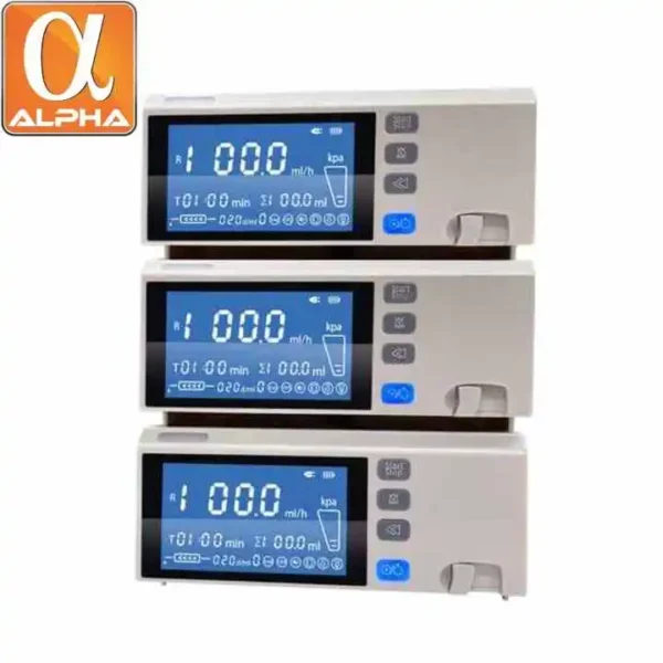CE Certified Portable 4.3 Inch Touch Screen Automatic Syringe Infusion Pump Equipment Electric Power Source - Image 5