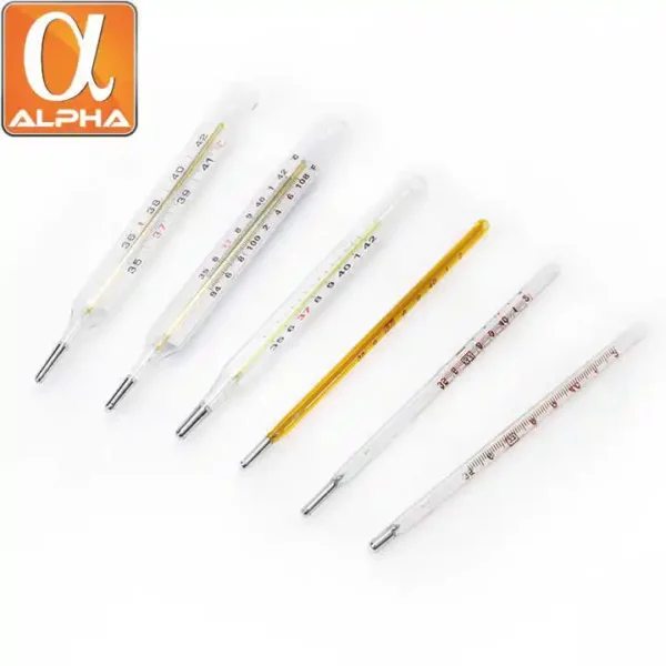 CE & ISO Approved High Quality Medical Consumables Glass Thermometer - Image 6