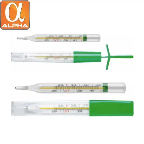 Cheap Price Oral Armpit Big Size Mercury Mercury Free Gallium Glass Clinical Thermometer - Image 2