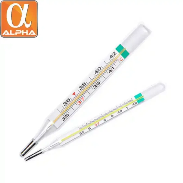 Cheap Price Oral Armpit Big Size Mercury Mercury Free Gallium Glass Clinical Thermometer - Image 3