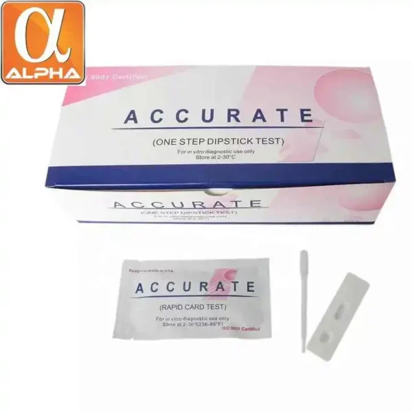 Diaspot Accurate Diagnostic One Step Pregnancy Reagent 2.5mm HCG Test Strip Cassette - Image 2