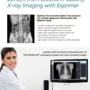 Exprimer Brand Portable Wireless Type Medical 17*17 Inch Flat Panel X-ray Machine Detector With Optional Laptop