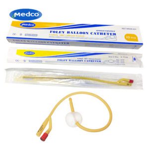 Disposable Medical Silicone Foley Catheter 2 Way 3 Way Latex Urethral Catheter Tube