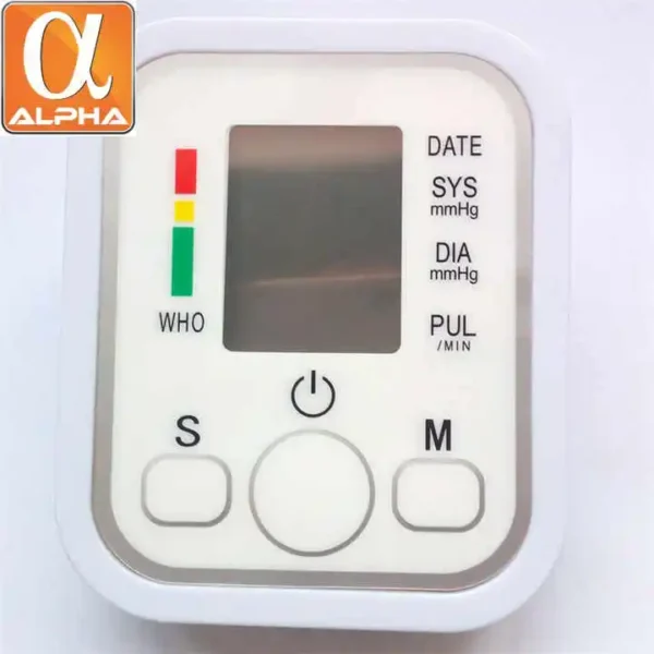 Electronic Blood Pressure Monitor Arm Blood Pressure Pulse Monitors Tonometer Sphygmomanometer - Image 3
