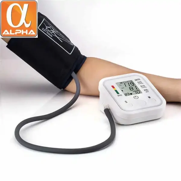 Electronic Blood Pressure Monitor Arm Blood Pressure Pulse Monitors Tonometer Sphygmomanometer - Image 4