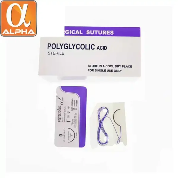 Good Quality Polyglycolic Acid Surgical Suture Medical Surgical Suture With Needle Surgical Suture Kits - Image 2