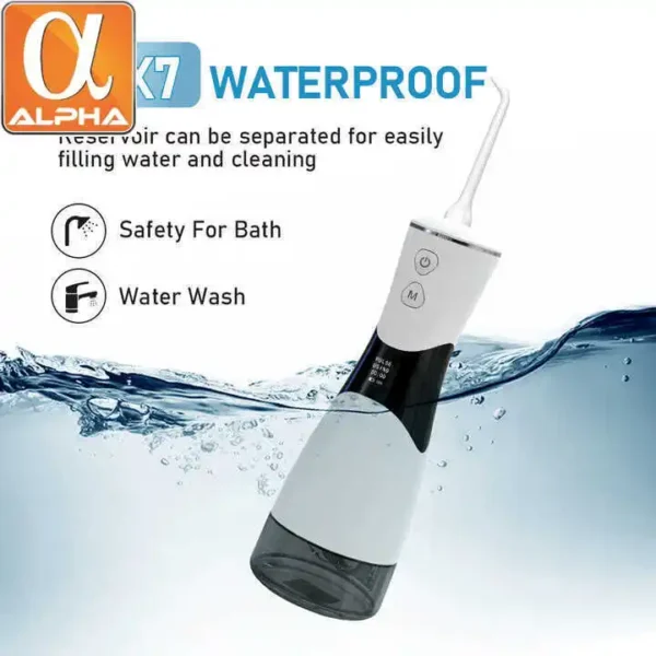 High Frequency Pulse Flow Electric Waterproof Oral Cleaning Teeth Washing Machine Water Flosser Dental Flusher - Image 3