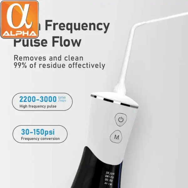 High Frequency Pulse Flow Electric Waterproof Oral Cleaning Teeth Washing Machine Water Flosser Dental Flusher - Image 6