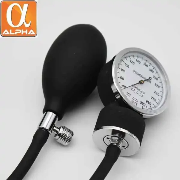High Quality Medical Blood Pressure Monitor BP Meter Aneroid Sphygmomanometer with Stethoscope Kits - Image 4
