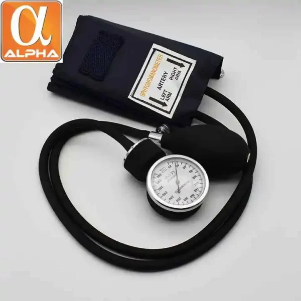 High Quality Medical Blood Pressure Monitor BP Meter Aneroid Sphygmomanometer with Stethoscope Kits - Image 6