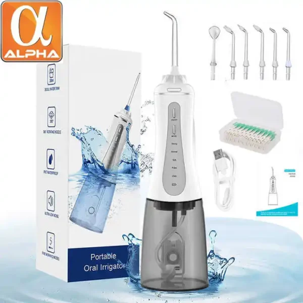 Home Using Rechargeable Ultrasonic Electric Oral Cleaning Teeth Washing Machine Water Flosser Dental Flusher - Image 2