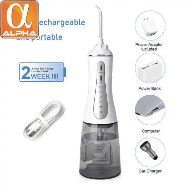 Home Using Rechargeable Ultrasonic Electric Oral Cleaning Teeth Washing Machine Water Flosser Dental Flusher - Image 5
