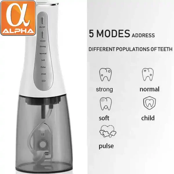 Home Using Rechargeable Ultrasonic Electric Oral Cleaning Teeth Washing Machine Water Flosser Dental Flusher - Image 6
