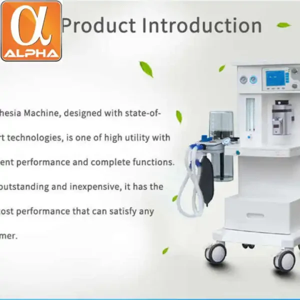 Hospital Conventional Portability Medical Anesthesia Machine Workstation - Image 2