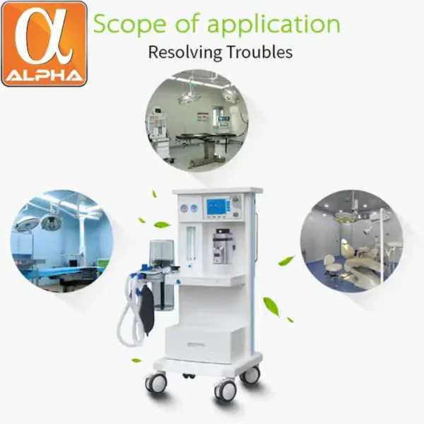 Hospital Conventional Portability Medical Anesthesia Machine Workstation - Image 4