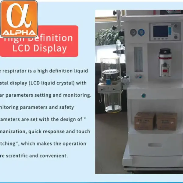 Hospital Conventional Portability Medical Anesthesia Machine Workstation - Image 5