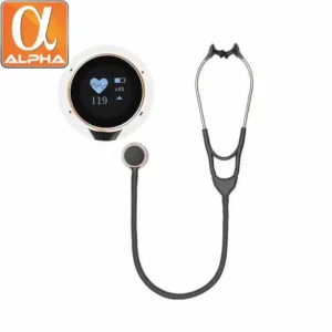 Hospital Diagnostic Equipment Electronic Stainless Steel Rechargeable Digital Visual Binaural Stethoscope