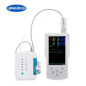 Hospital Use Handheld Anesthesia Agent Analyzer to Measure EtCO2, FiCO2, RR, EtN2O, FiN2O, EtAA Multi-Gas Analyzer