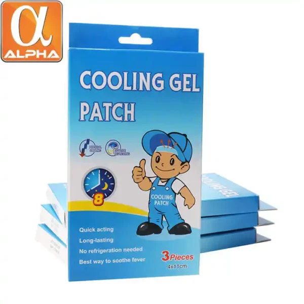 Hot Sale Effective Fever Reduce Hydrogel Cooling Gel Patch for Kids - Image 4