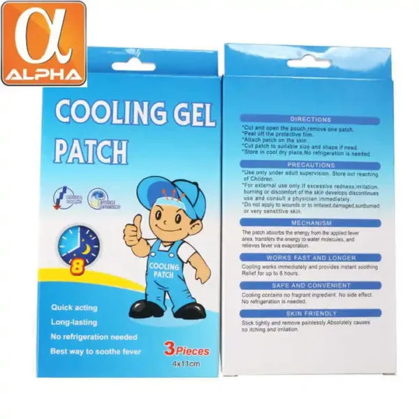 Hot Sale Effective Fever Reduce Hydrogel Cooling Gel Patch for Kids - Image 5