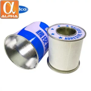 Hot Sale Medical White Color Zinc Oxide Adhesive Plaster Adhesive Tape With Metal Can Packing