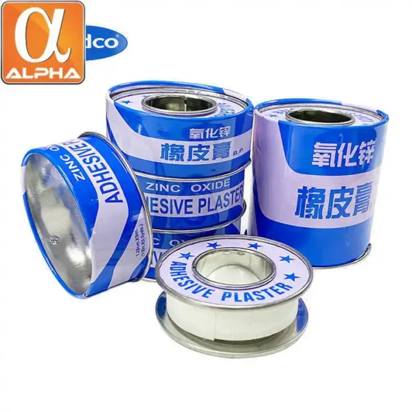 Hot Sale Medical White Color Zinc Oxide Adhesive Plaster Adhesive Tape With Metal Can Packing - Image 3