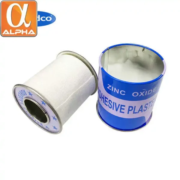 Hot Sale Medical White Color Zinc Oxide Adhesive Plaster Adhesive Tape With Metal Can Packing - Image 5