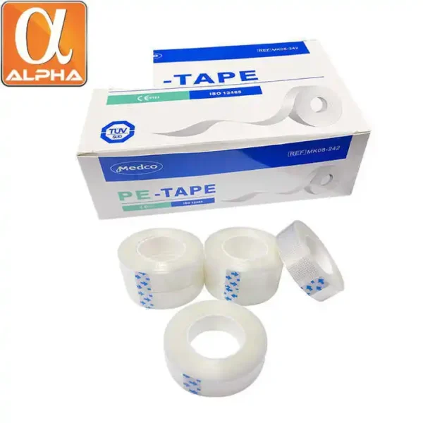 Hot Sale Transparent Waterproof Medical PE Tape Free Sample Surgical Adhesive for Protection - Image 2