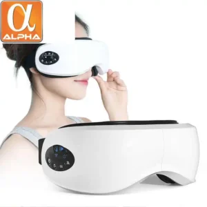 Hot Sales Foldable Health Care Products Rechargeable Smart Electric Vibration Heating Music Eye Hot Compress Massage Instrument