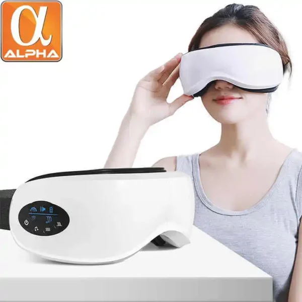 Hot Sales Foldable Health Care Products Rechargeable Smart Electric Vibration Heating Music Eye Hot Compress Massage Instrument - Image 5