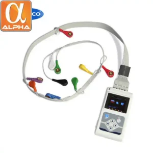 Hot Selling 24-Hour Dynamic 12 Lead ECG System Cardioscan Holter for Medical Use with Electric Power Source