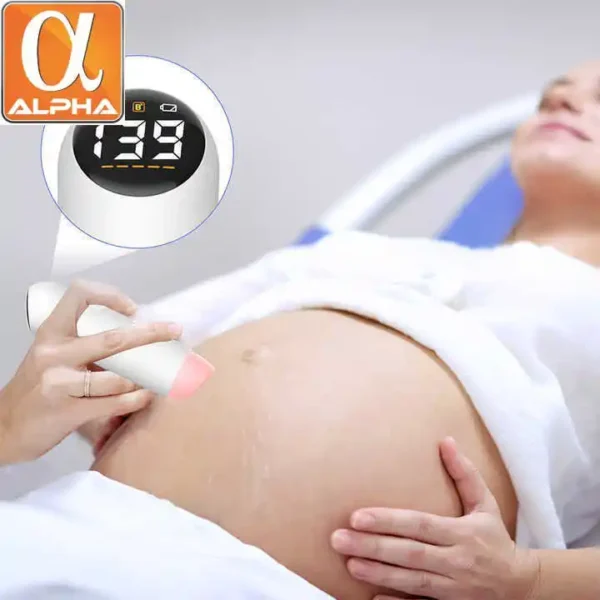 Hotsale Cheap Price Wireless Free App Heart Rate Baby Heartbeat Monitor Fetal Doppler - Image 4