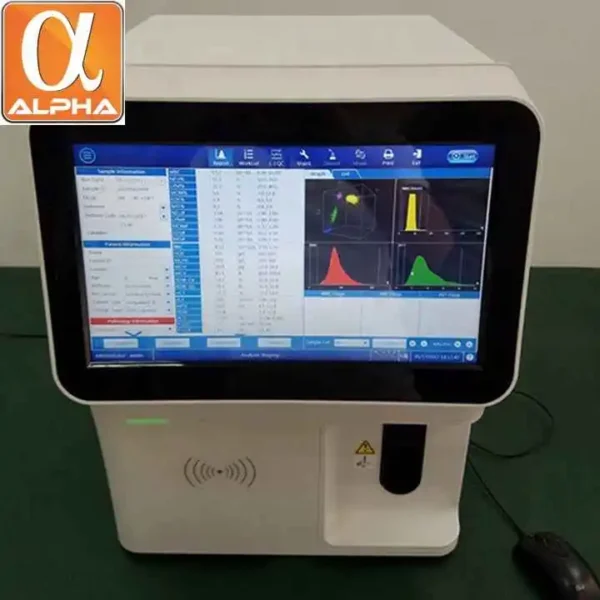 Alpha Medical Blood Test Machine 5 Parts Automatic Blood Analyzer Hematology Analyzer for Animal - Image 3