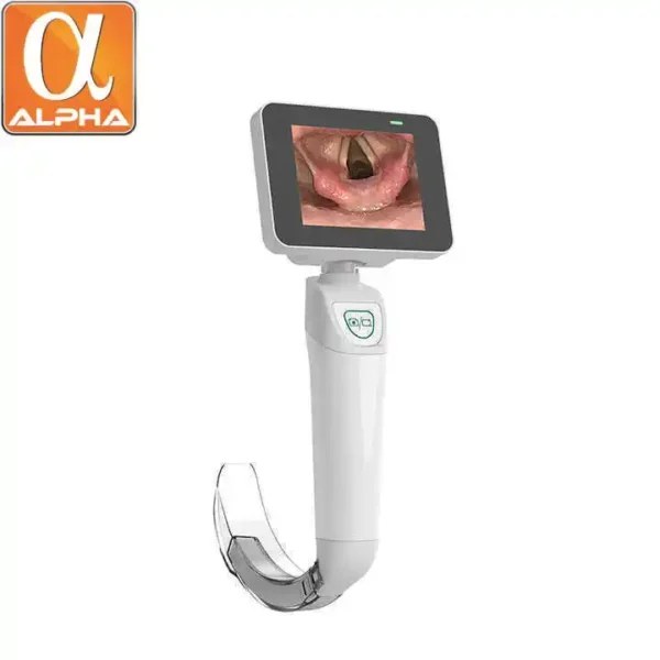 Medic Video Laryngoscope Reusable Price with 3 Blades for Hospital - Image 2