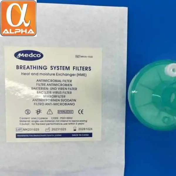 Medical Bacteria Filters Disposable Breathing System Hme and Hepa Filter Breathing System Filter - Image 2
