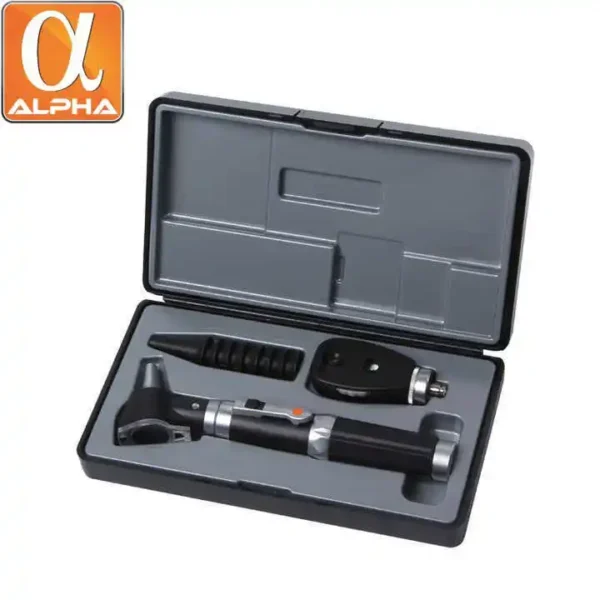 Medical ENT Portable Diagnostic Opthalmoscope Hand Eardrum Examination Ear Otoscope - Image 2