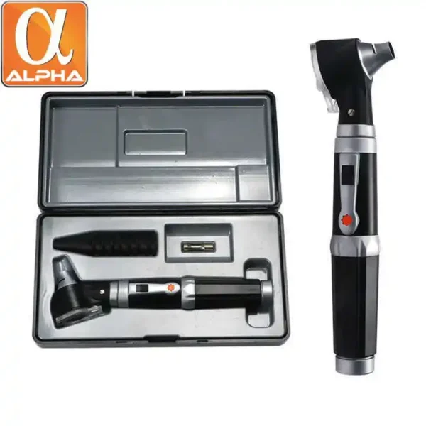 Medical ENT Portable Diagnostic Opthalmoscope Hand Eardrum Examination Ear Otoscope - Image 4